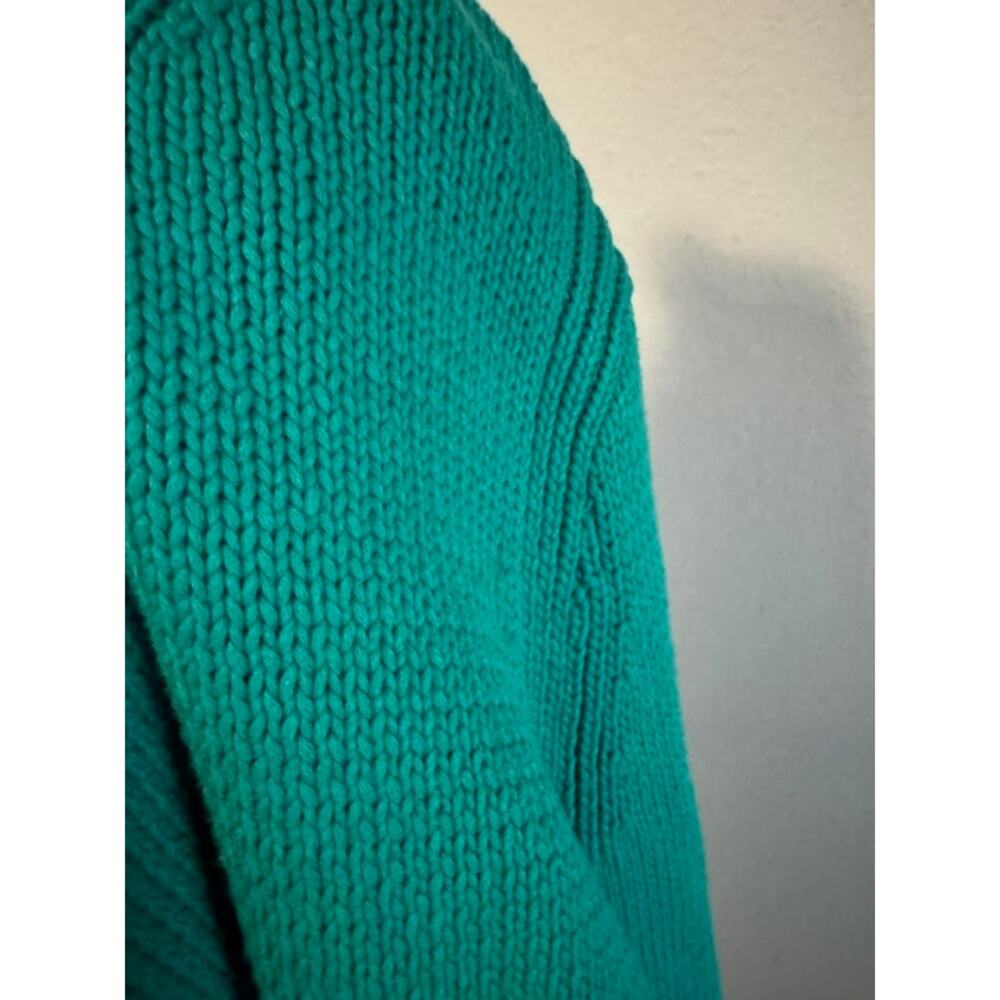 J Crew Always Women's 1988 rollneck™ sweater Kelly Green Men's XS/Women's M - Picture 4 of 7